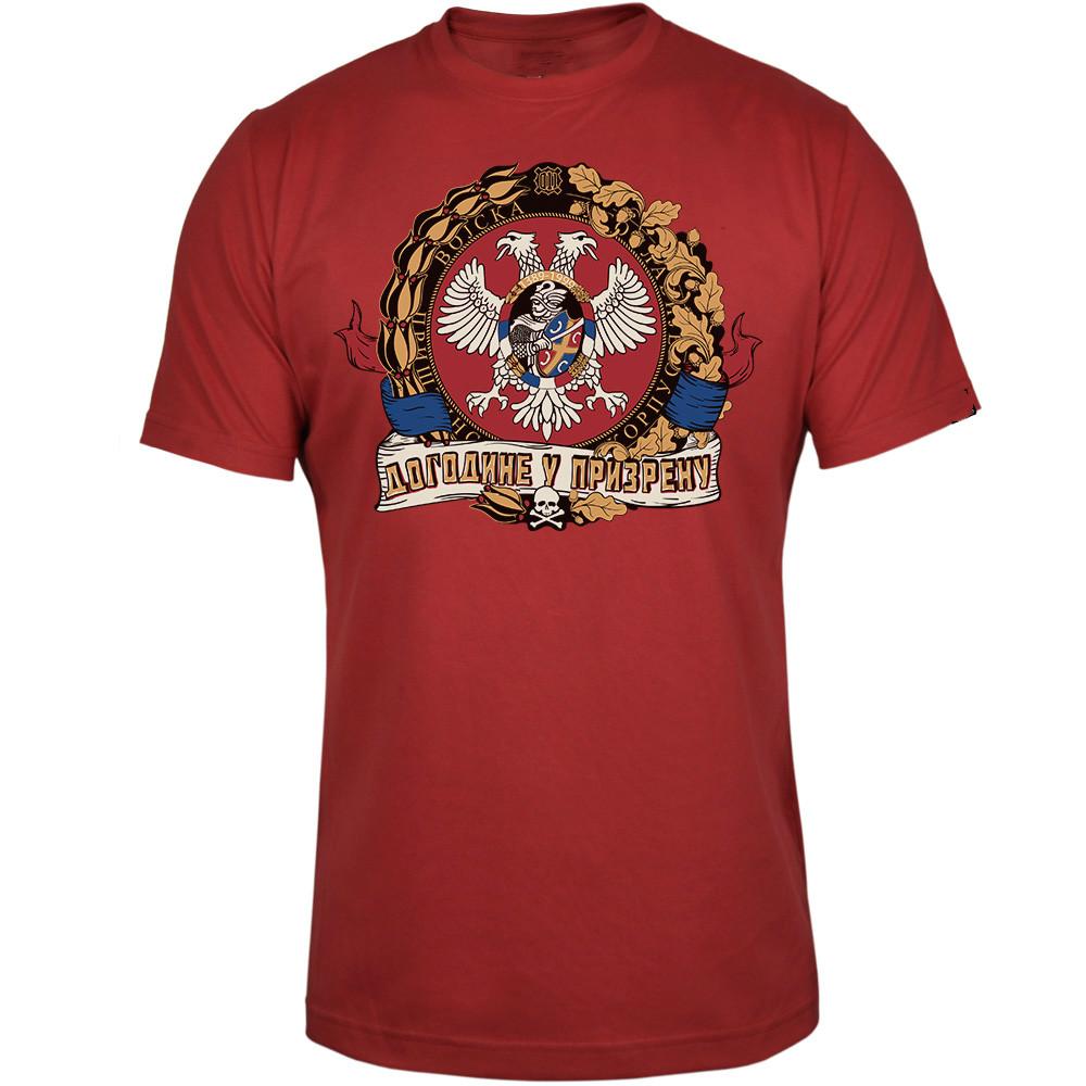 Next year in Prizren. Pristina Corps Badge T-Shirt 100% Cotton O-Neck Summer Short Sleeve Casual Mens T-shirt Size S-3XL
