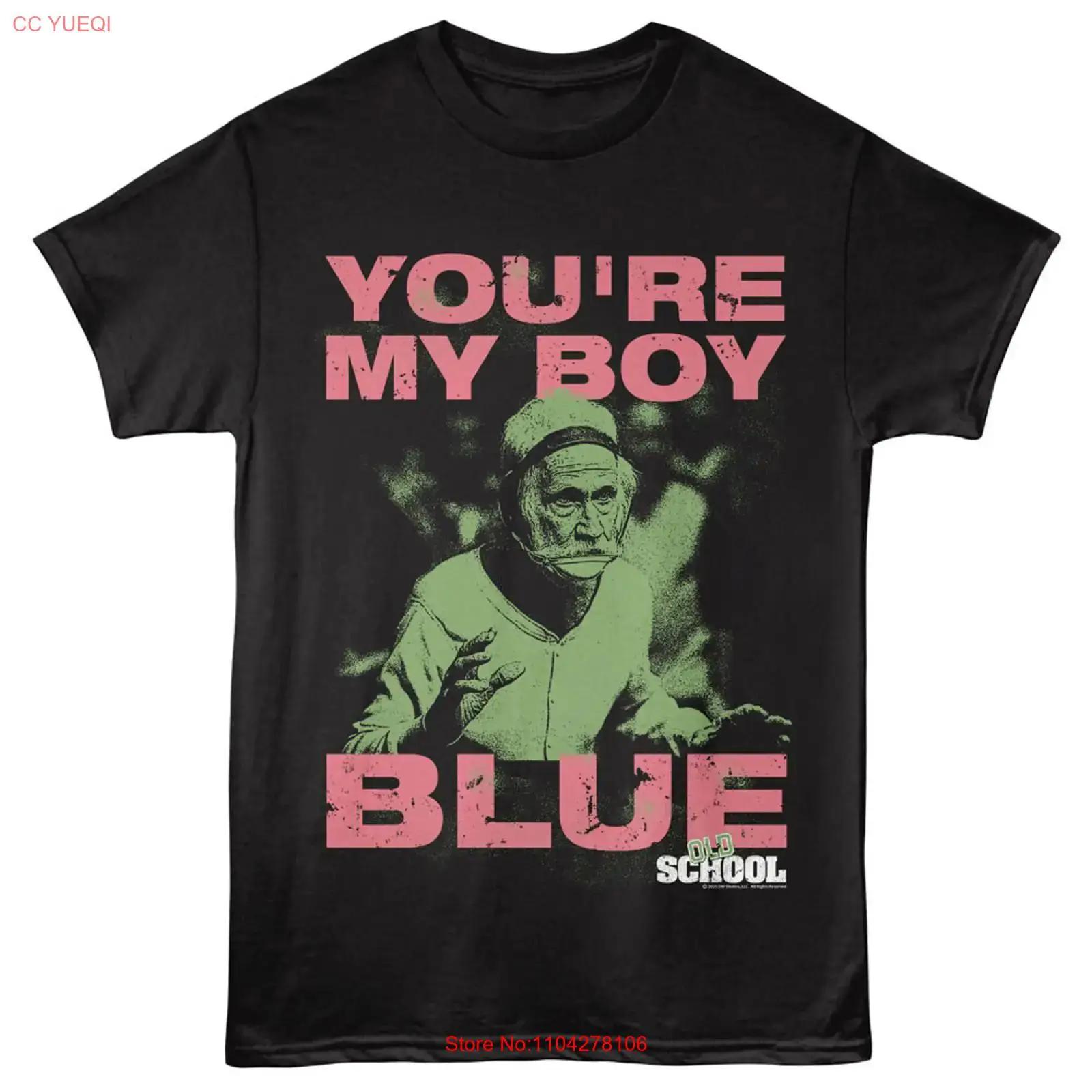 Old School Movie Wrestling Stance You re My Boy Blue Men s T Shirt vintage Washed fashion Comfortable Stylish S