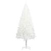 VidaXL Sapin de Noël Artificiel avec Support Décoration de Noël Sapin Réaliste Salon Salle de Séjour Intérieur Maison Blanc 321021