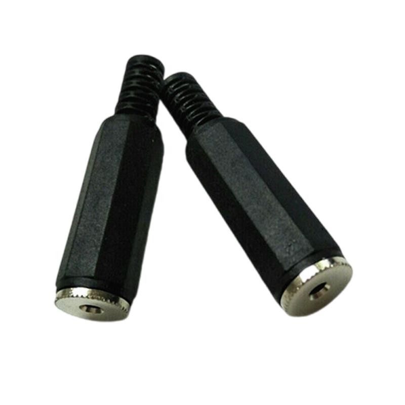 2 Channel 2.5mm Female Sound Sockets 2PCS Hexagonal Plastic Enclosure for High Fidelitys Signal Transmission