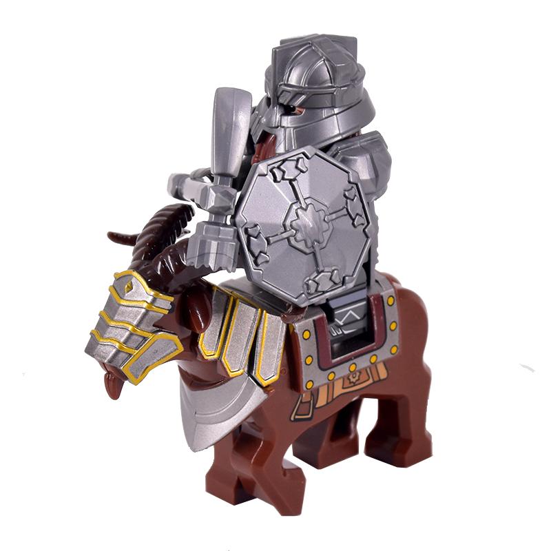 Das Wildschwein Ziegenmontur Tiere Filmmonster Zwergenkrieger Eisener Fuß Däne Anführer der Zwerge Bausteine Spielzeug Für Kinder