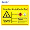 Haishidike Hazardous Waste Warning Sign