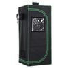 Grow Tent Reflective Mylar Hydroponic with Adjustable Vents and Floor Tray for Indoor Plant Growing, 60 x 60 x 140 cm (24.5" x 24.5" x 55")