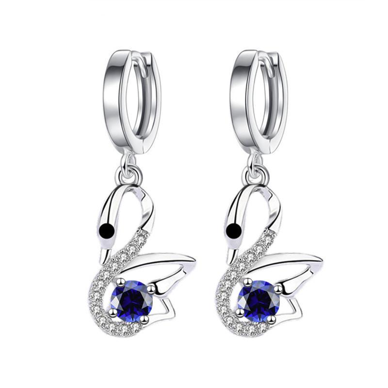 

New European and N Cygnet with Diamond Ear Buckle Cool Wind Senior Sense Earrings EK-30