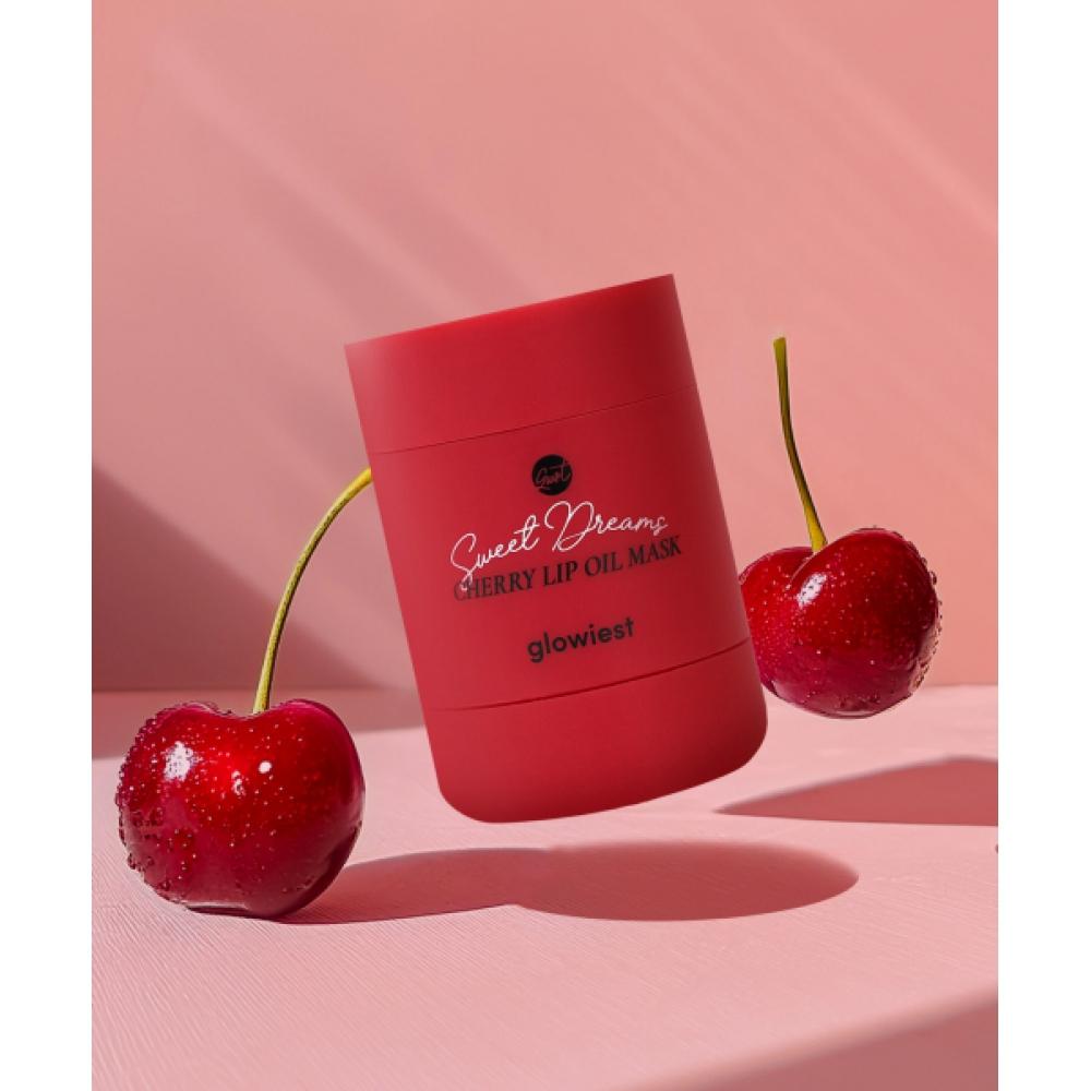 Glowiest [Free Gift Set] Sweet Dreams Highly Moisturizing Keratin Care Lip Oil Mask  + 1 Free Silicone Lip Brush 