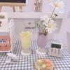 Retro Tulpen Stiftehalter und Make-up Pinsel Organizer - Vintage Blumen Foto Requisite