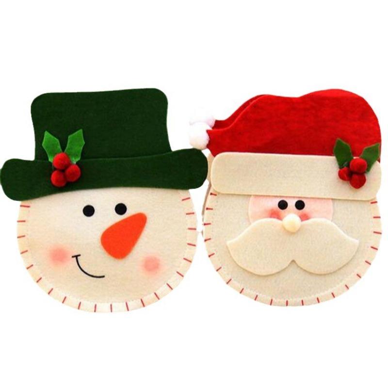 Children's Candy Bag Christmas Gift Bag Decorative Supplies Double-sided Three-dimensional Cartoon Creative Gift Bag