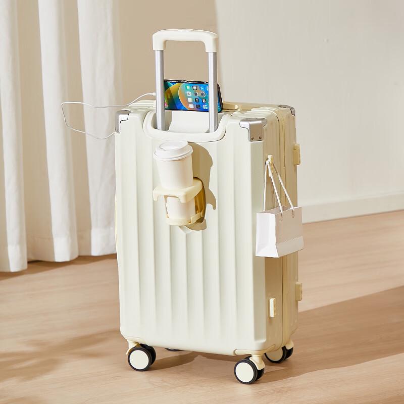 ABS+PC Hardside Spinner Luggage 24-inch