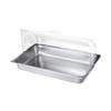 Buffet Chafing Dish Stainless Steel Food Server Chafer Tray with Double-Sided Flip Lid And Ice Packs