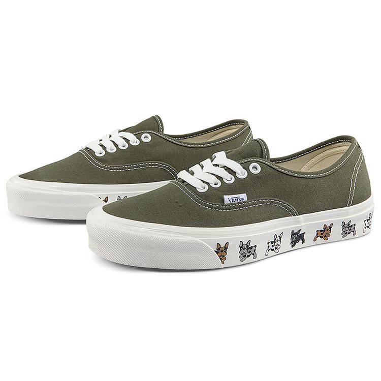 Vans Authentic 44 DX Anaheim Factory - Olive Best Friend Unisex Sneakers Green VN0A5KX4OLV