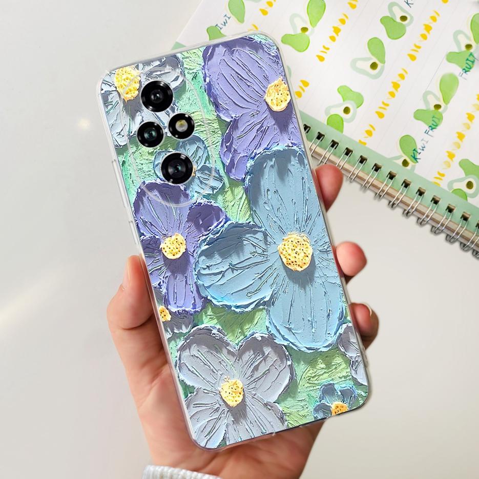 

For Honor 200 Pro Case ELP-AN00 New Fashion Painted Cover Clear Silicone Phone Cases For Honor 200 Lite Honor200 Pro Soft Fundas Honor 200