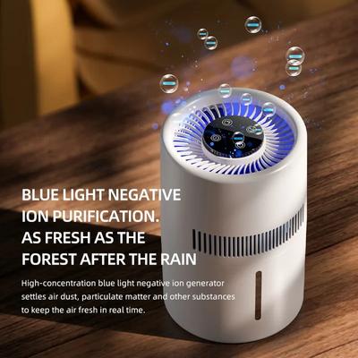 USB Humidifier 4L Large Capacity Mist-free Humidifier with Blue Light Negative Ion Purification For Babies and Pregnant Women
