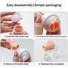 3 Stück Silikon Reiseflasche Auslaufsicher Duschgel Shampoo Lotion Conditioner Nachfüllbare Quetschflasche Wiederverwendbarer Leerer Toilettenartikelbehälter