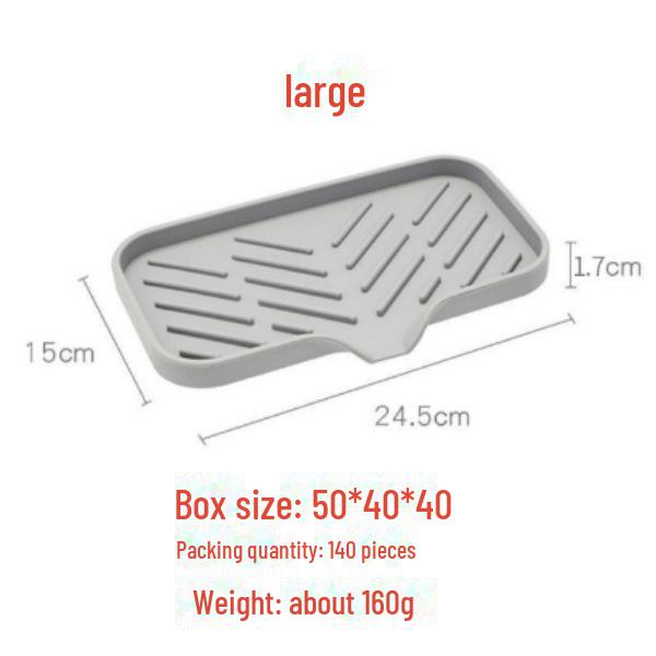 

Силиконовая мыльница: Сливной лоток и поддон для хранения в японском стиле для ванной комнаты и кухни large