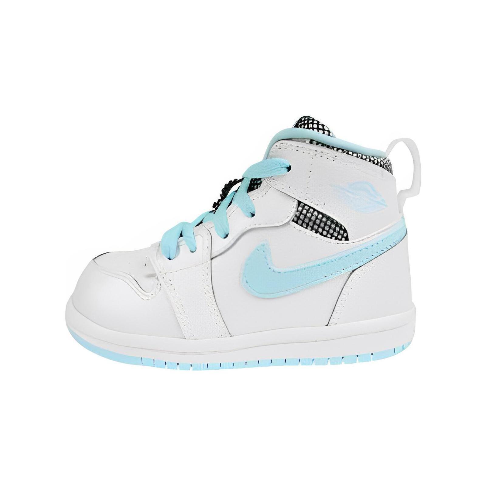 

New Jordan Air Jordan 1 Retro High High-Top Toddler Shoes White Infant And Toddler 705324-106 21