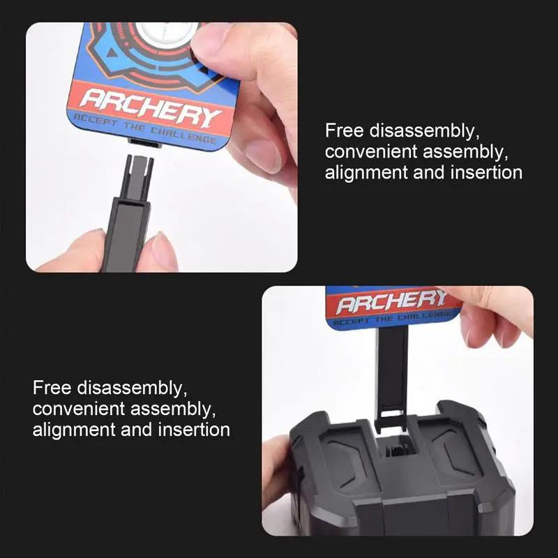 Selbstzurückstellendes Elektrisches Ziel für Spielzeug-Gelkugel-Pistolen Digitales Punktzahl-Schießziel Hohe Präzision Übungsziel Spielzeugpistolen Zubehör