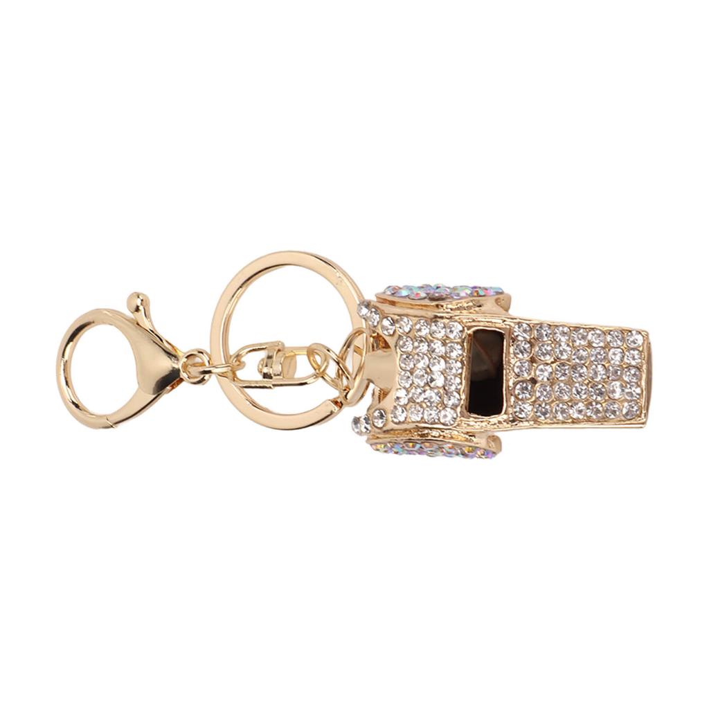 Keychain Zinc Alloy   Whistle Keychain Bag Decoration Ornament Metal Pendant Craft Jewelry Small Gift