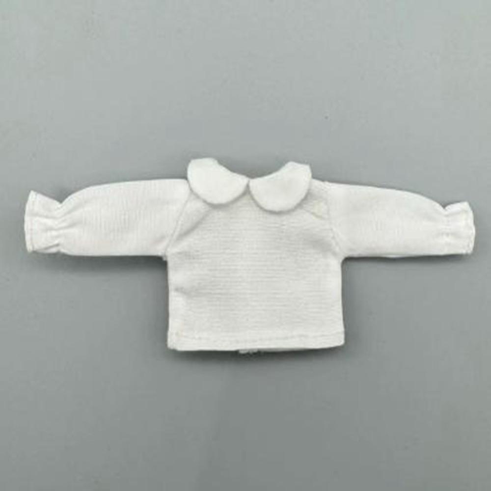 Mini Cute Jeans Trousers Shirt Denim Pants T-shirt Tops for 1/12 BJD Dolls for ob11 ymy dolls