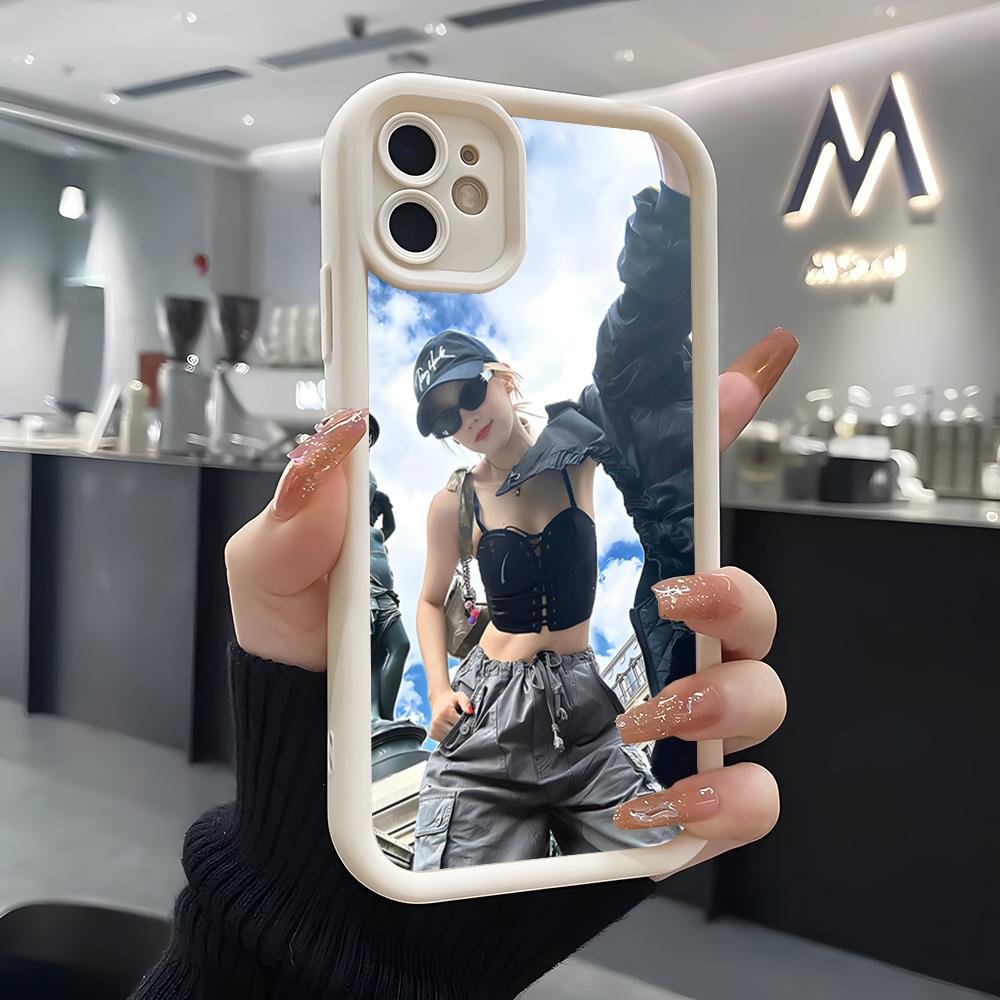 Singer S-Song Y-Yuqi Phone Case For IPhone Air 17 Pro Max 16 E 15 14 Pro Max 13 12 11 Mini Plus Soft Silicone White Cover