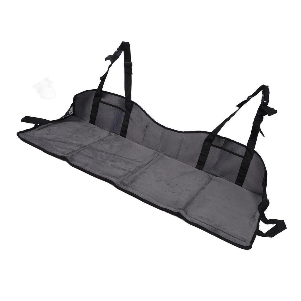 Foldable Car Back Seat Extender Soft Enhanced Comfort Plush Portable Rear Seat Mattrss Extension Plate for Vehicle SUV