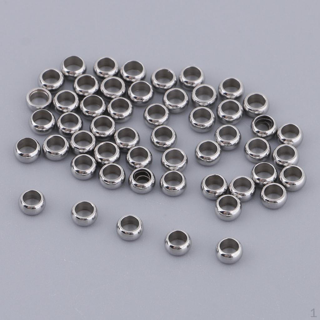 

50 бусин-разделителей Фурнитура «Сделай сам» с большими отверстиями — 30 мм