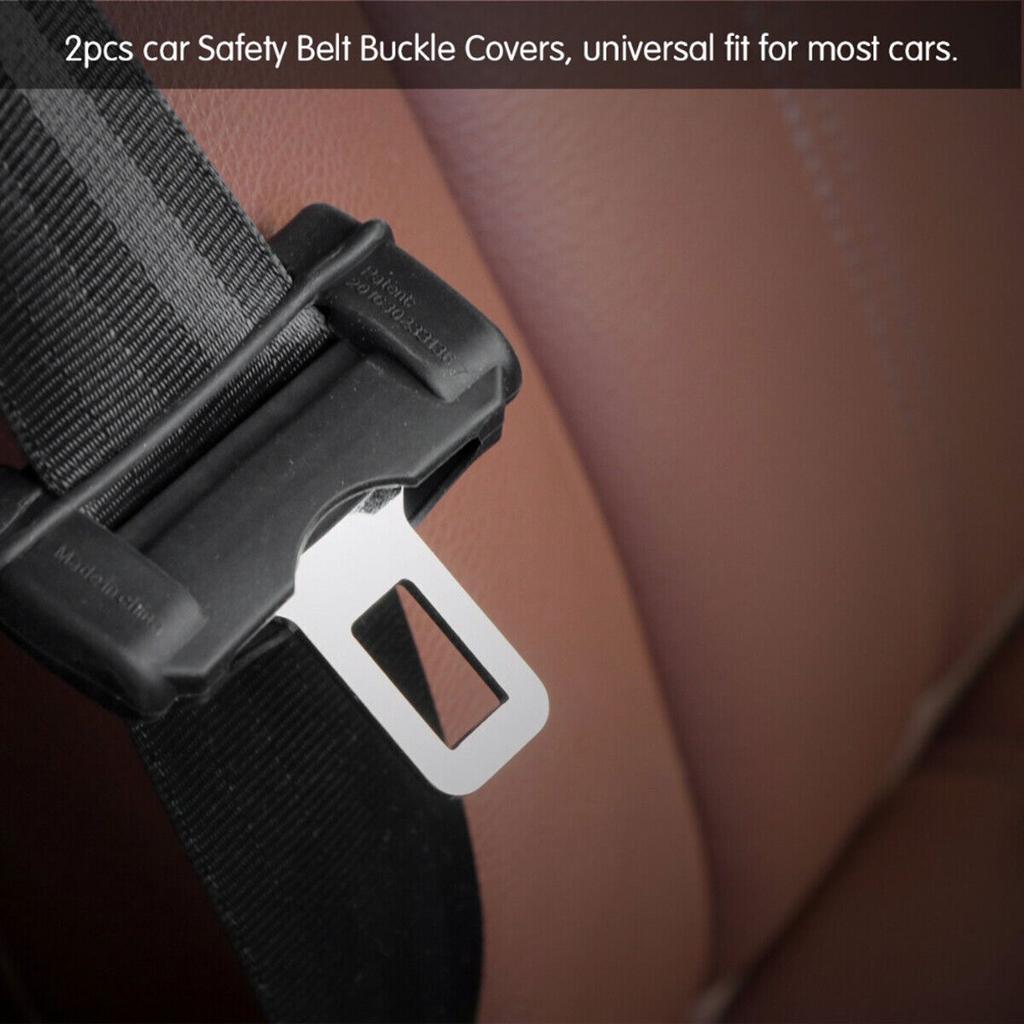 BK Car Seat Belt Buckle Clip Silicone Anti-Scratch Protector Cover Accessories