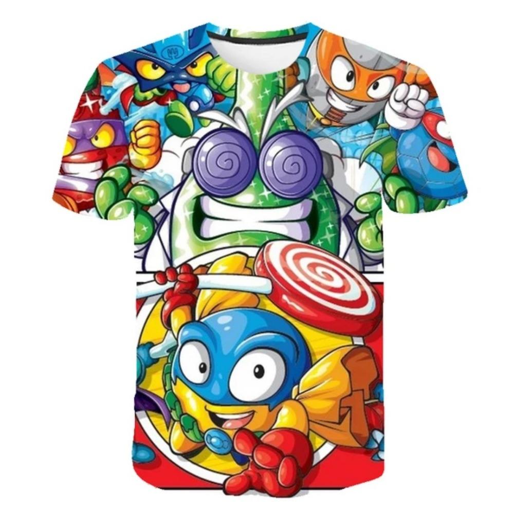 Kids Anime Game Street Style Boys and Girl Short Sleeve Cool T Shirt Superzings T Shirt Kids Aldult Clothing Top