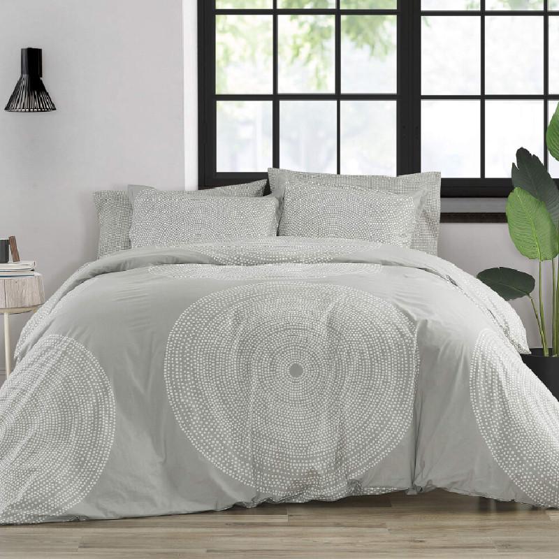 Digital Round Pattern Print Duvet Cover Pillowcase Set Bedroom Bedding Gifts