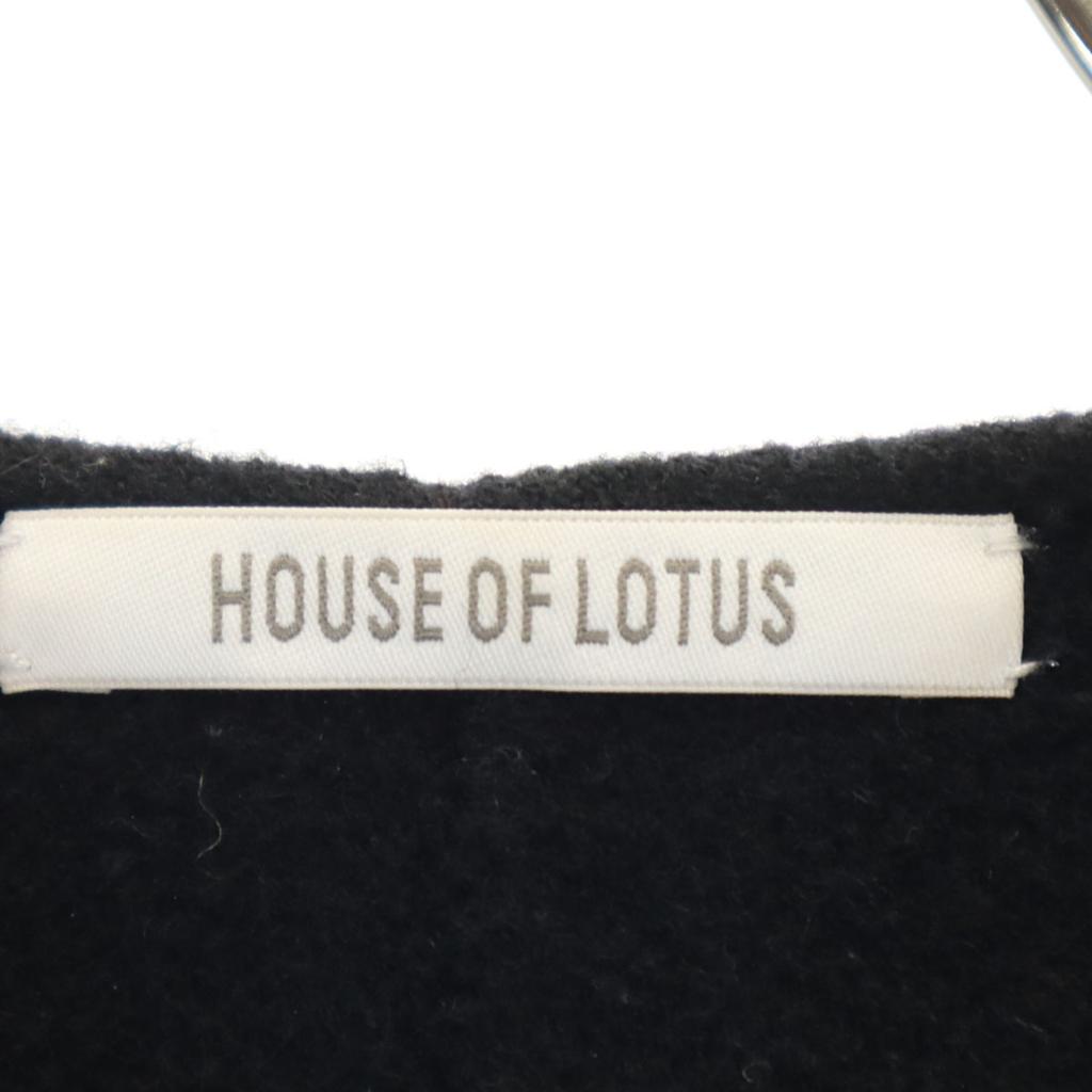 HOUSE OF LOTUS Camel Blend Long Sleeve Cardigan M Navy Women Used