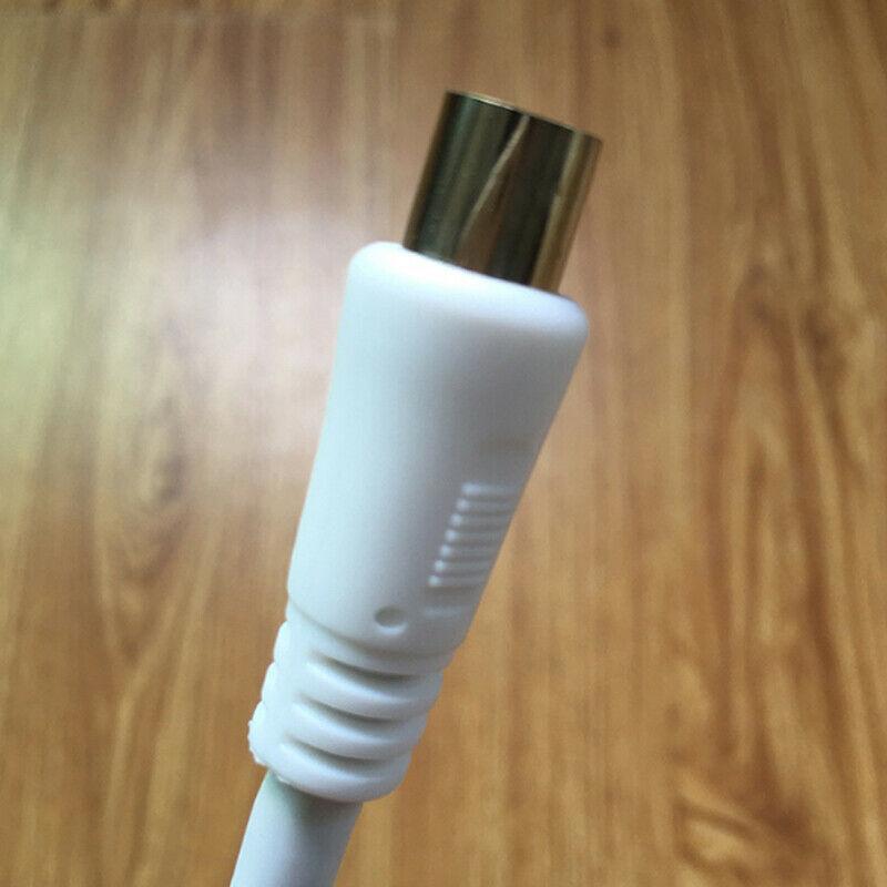1Pc Antenna Aerial Lead Cable Male to Male White RF single Coax Cable TV RF cable 1m 1.5m 2m RCA Coaxial