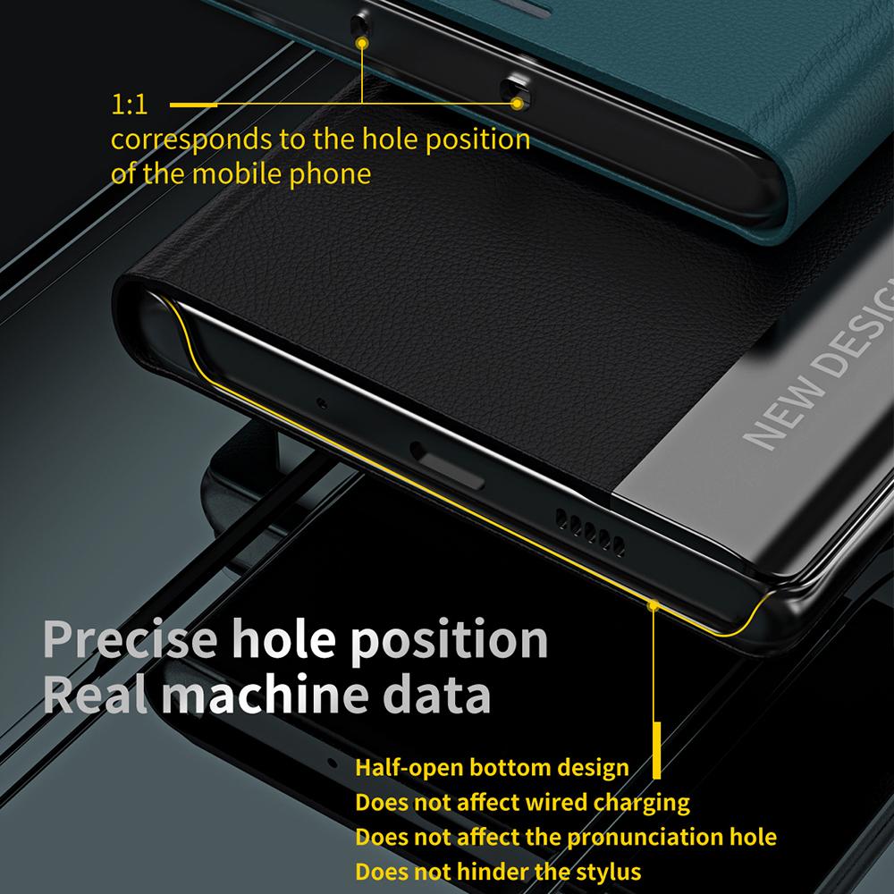 For Samsung Galaxy A25 5G (Global) (161.0x76.5x8.3mm) Case Drop-proof PC Shell+Leather Stand Phone Cover