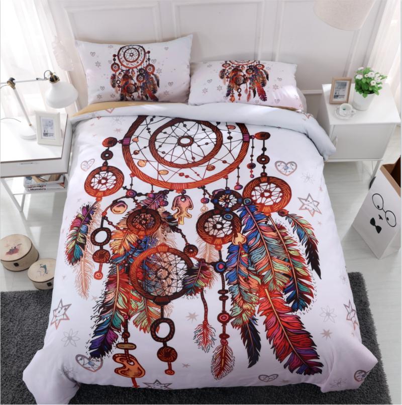 Set de lenjerie de pat Dreamcatcher Home Cuvertură/față de pernă Set de lenjerie de pat AU King Full Size Decorare pentru casă
