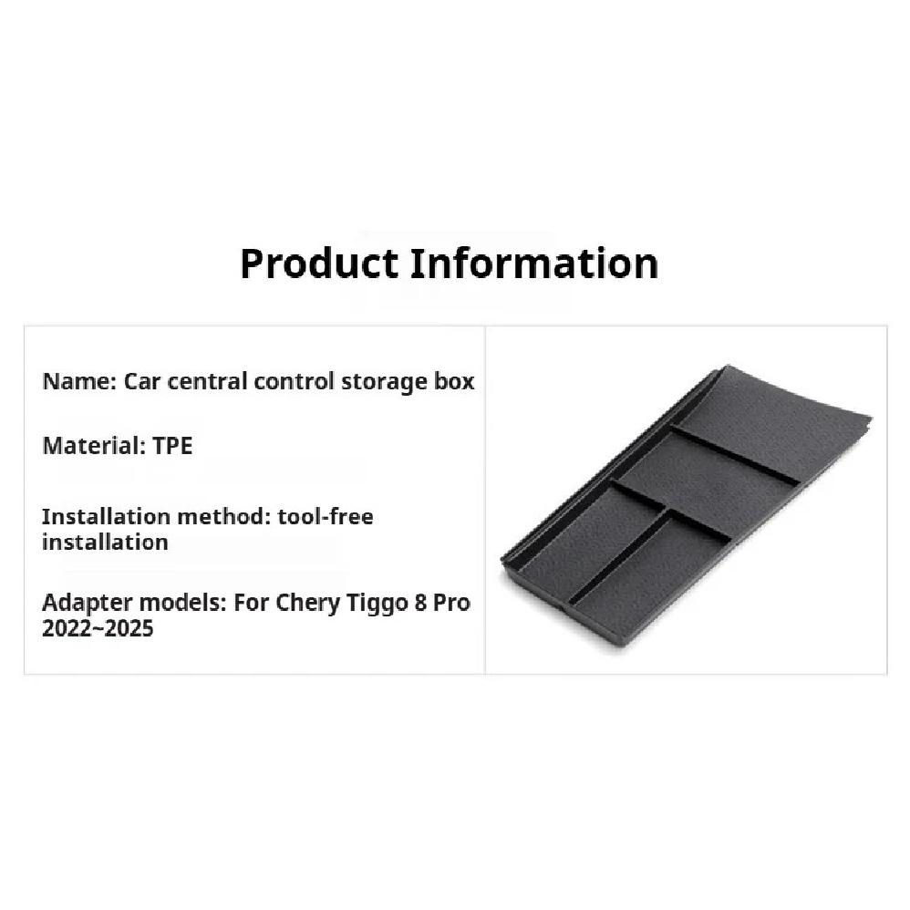 Car Accessories For Chery Tiggo 7 Plus 2020~2025 Center Console Armrest Storage Multifunctional Storage Box Auto Interior Parts