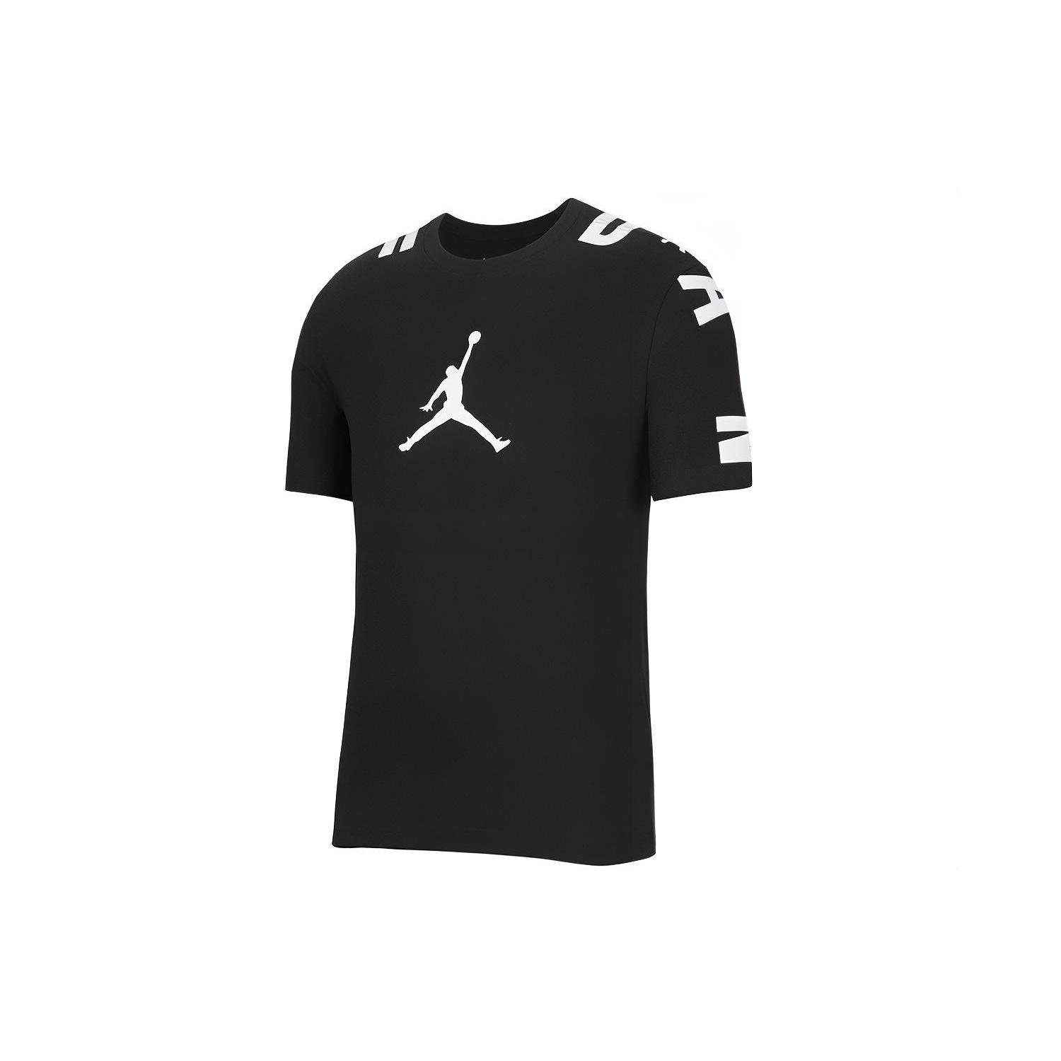 Air Jordan Flying Casual Sports Short Sleeve T-Shirt Men s Black CZ2490-010 S