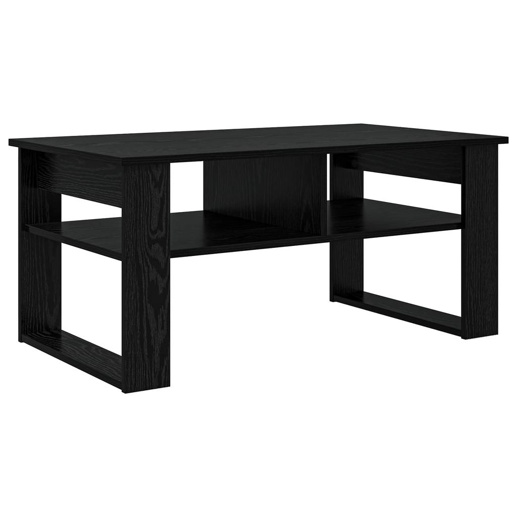 Coffee Table Black Oak Look 96 X 54 X 44 Cm Engineered Wood