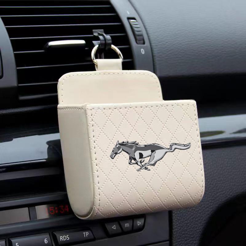 1 Pezzo Scatola Portaoggetti per Bocchetta d'Aria Auto Organizer per Telefono Occhiali Articoli per Auto Per Ford Mustang F10 Scarpe Miniatura Gt Shelby 2005 2015 Donna 2012 Kuga
