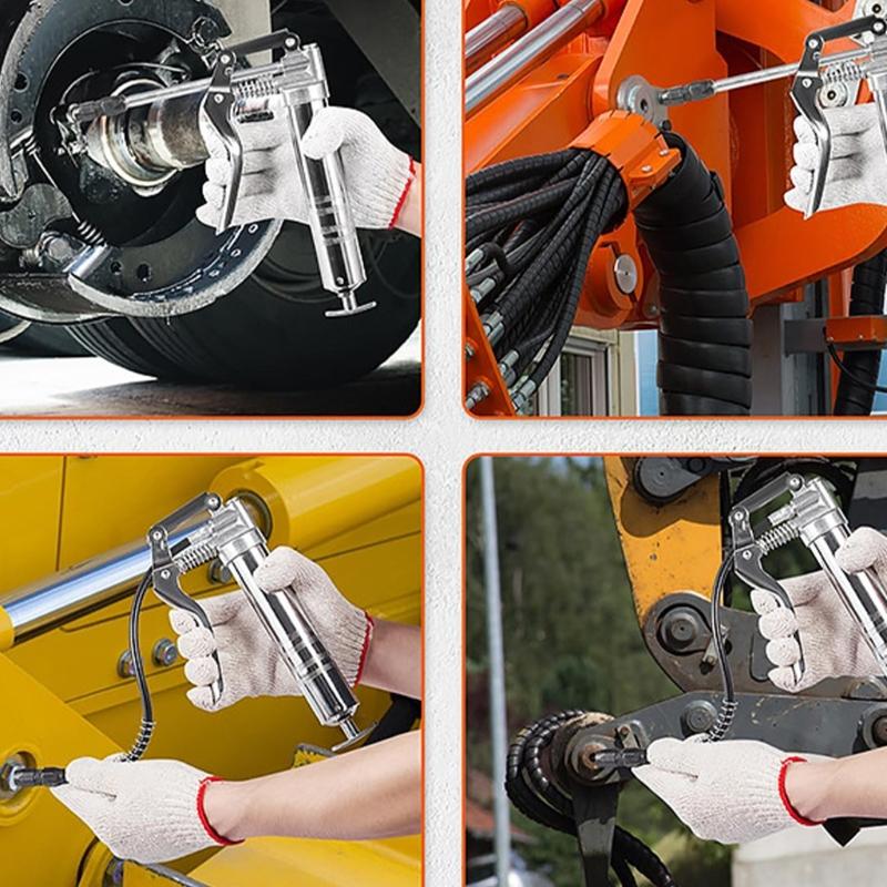 Manual 120cc Mini High Pressure Oil Dispenser Grease Applicator for Car Motorcycle Light Maintenance Accessories Care