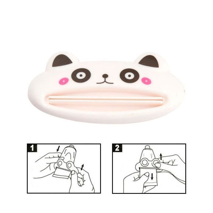 Presse Tube Distributeur de Dentifrice - SHOP-STORY - Panda - Économique - Hygiénique - Universel