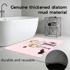 Anime C-Charlie and Lola Floor Mat Diatomite Bath Mat, Quick Dry Absorbent Non-Slip Door Mat