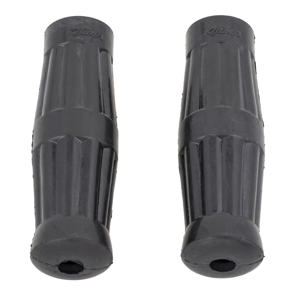Kijima Nostalgia Part Number Grips, Non-Through Type, Black, 12725.4mm, 201-6464