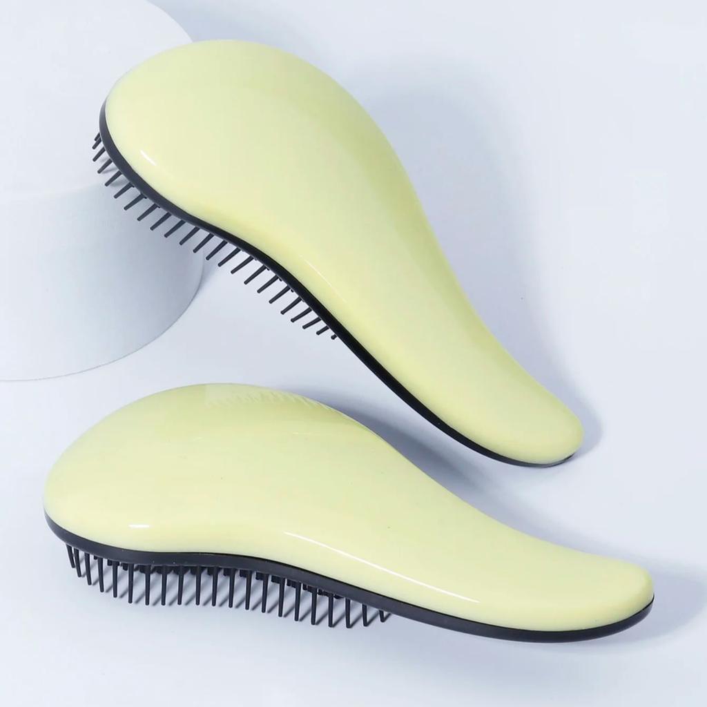 Dolphin styling hair brush, massage scalp exfoliating brush, anti-static and anti tangling,special for real hair wigs