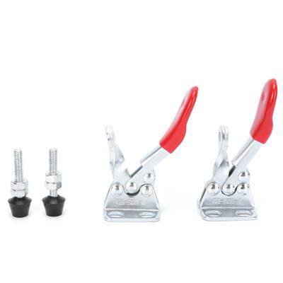 2 Satz Niederhalte-Kniehebelspanner LD GH?201?Eine Spannvorrichtung Handwerkzeuge 30 kg Haltekraft