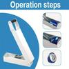 1pc Heavy Duty White Metal Can Compactor, Wall Mounted Crusher for Aluminum Seltzer, Soda, Beer Cans , Bottles, Space Saving Kitchen