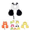 Baby Travel Neck Pillow With Cartoon Bear And Pig Patterns For Car Comfort
