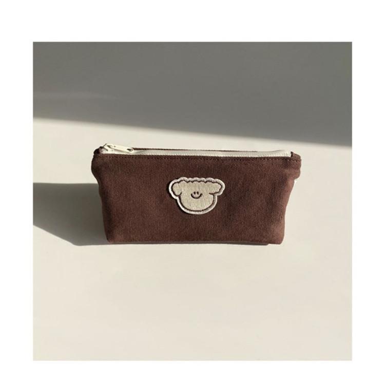 Милый пенал Kawaii канцелярский пенал Trousse Scolaire большой емкости пенал Estuches школьные принадлежности пенал Regular коричневый