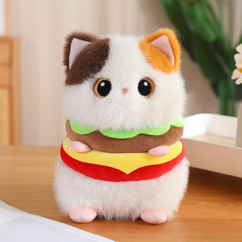 Siamese Calico Cat Plush Doll - Cozy Gift for Kids & Adults