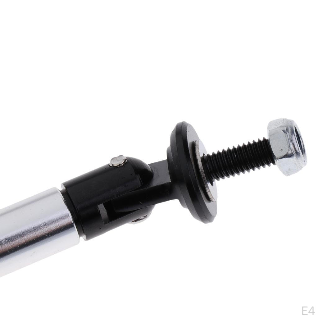 2Pcs Aluminum Alloy Car Front Lip Splitter Tie Rod 10cm 3.9inch