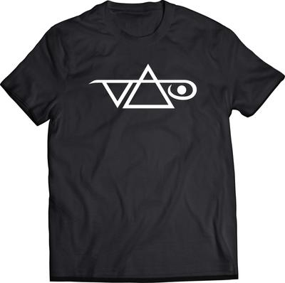 Steve Vai Logo Rockmuziek Zwart Unisex T-shirt