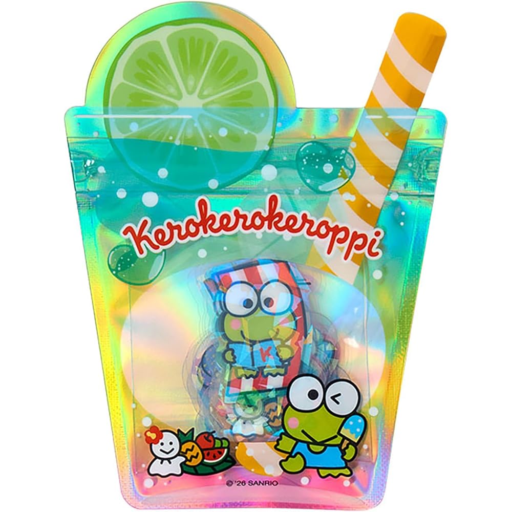 Sanrio Kerokerokeroppi Summer Stickers Age 3 and Up 769592