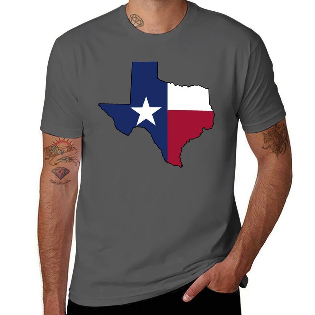 Texas Flag On the Greatest State In America Texas TShirt T Shirts Cotton 100 Graphic T Shirts for Man TShirt